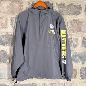 Champion Purdue Fort Wayne Mastodons Pullover Anorak‎ Jacket Gray Men's Large